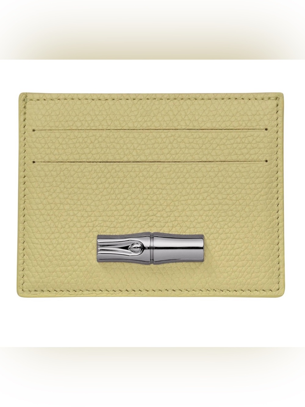 Longchamp Le Roseau Card Holder Pistachio